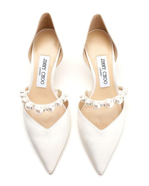 Jimmy Choo Natural Aurelie Pumps