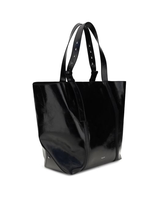 Golden Goose Deluxe Brand Black Glossy Leather Tote Bag