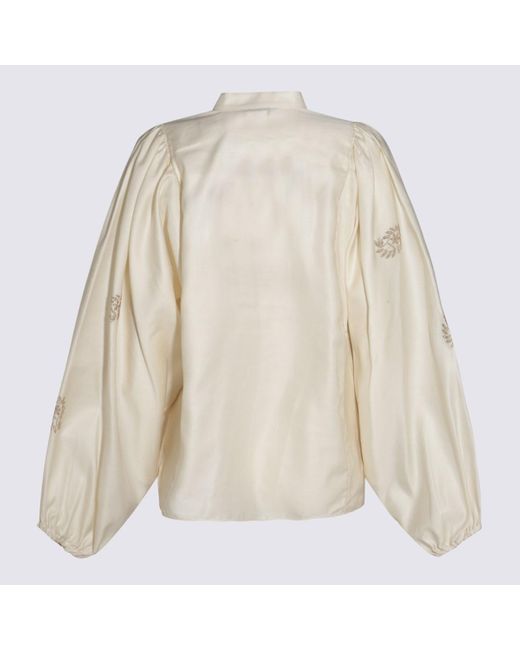 Max Mara Natural Caladio Cotton Shirt