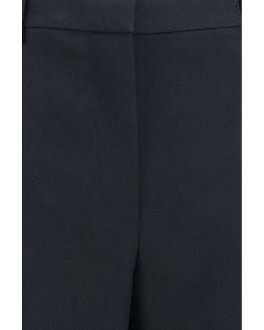 Tom Ford Blue Wide-Leg Pleated Merino Wool Ovis Aries Pant