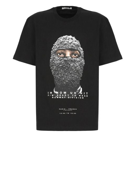Ih Nom Uh Nit Black And Mask T-Shirt for men