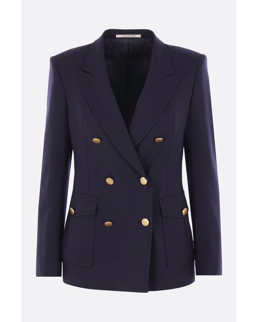Tagliatore Blue J-Honey Double-Breasted Jacket