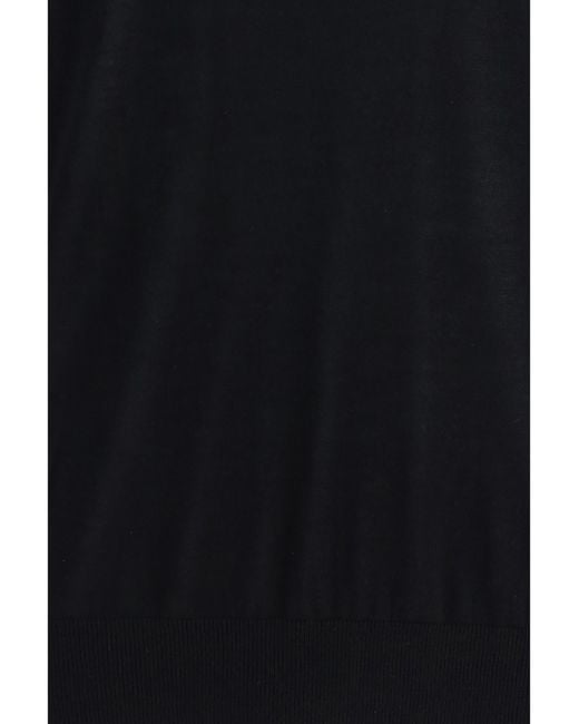 Giorgio Armani Blue Cashmere Turtleneck Sweater Kashmir/Capra Hircus for men