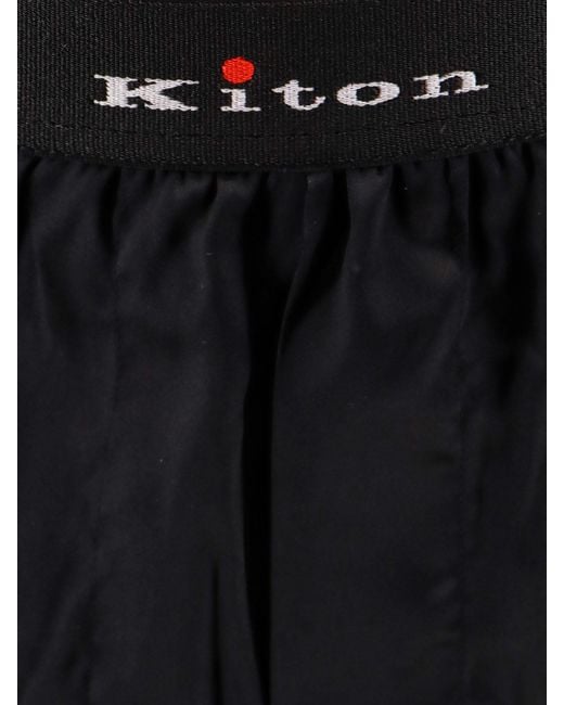 Kiton Black Boxer for men
