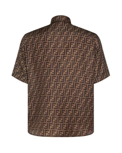 Fendi Brown Shirts for men