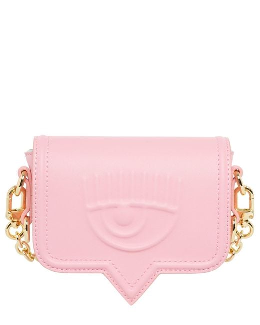 Chiara Ferragni Synthetic Eyelike Mini Bag in Pink | Lyst