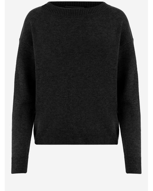 Allude Black Cashmere Sweater