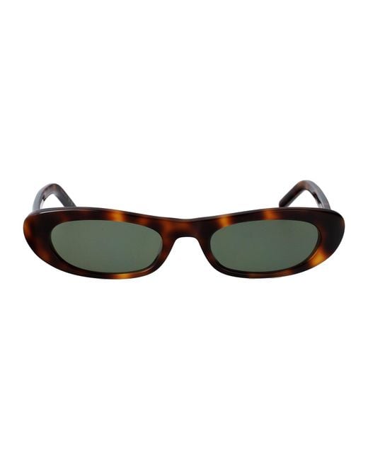 Saint Laurent Multicolor Sunglasses Havana Acetate