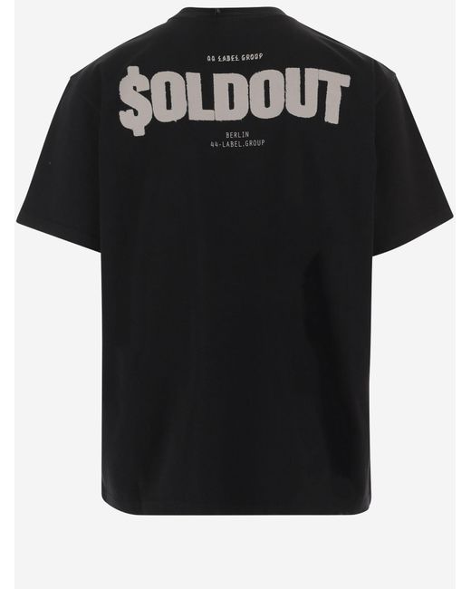 44 Label Group Black Cotton T-Shirt T-Shirts for men