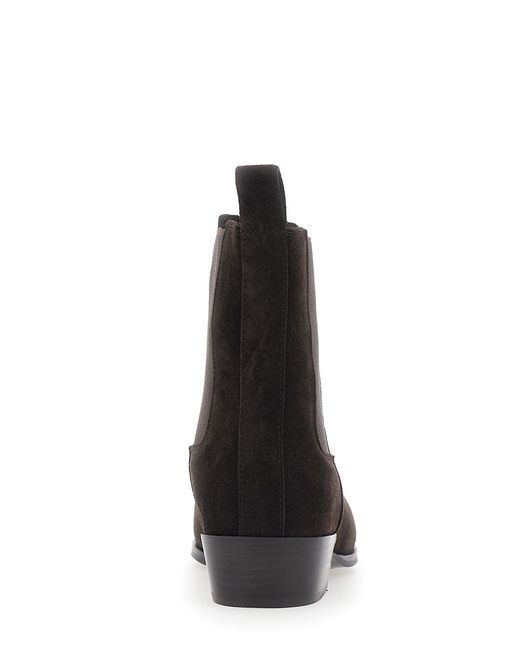 Strategia Black Bootie Nina Leather Boot
