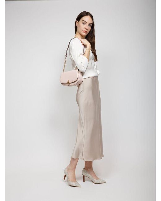 Michael Kors Natural Crossbody Bag Leather