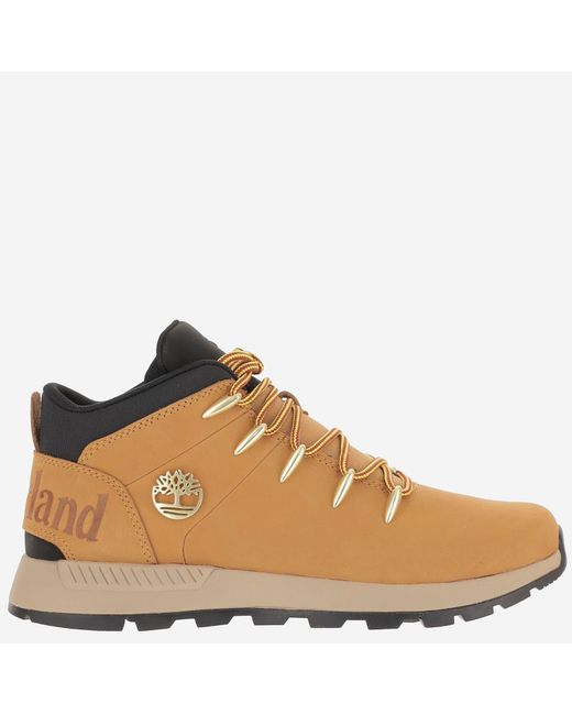 Timberland Brown Sprint Trekker Leather Sneakers for men