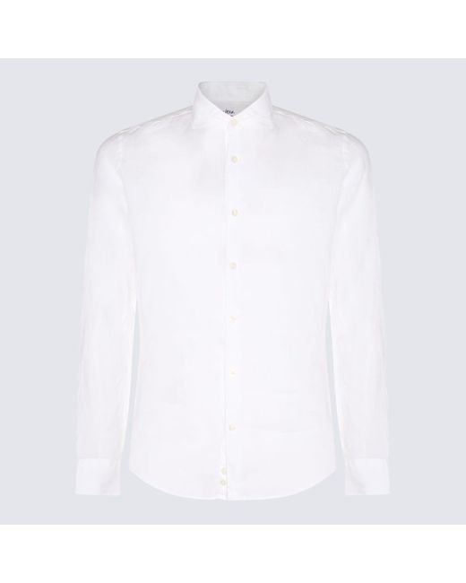 Altea White Linen Shirt for men