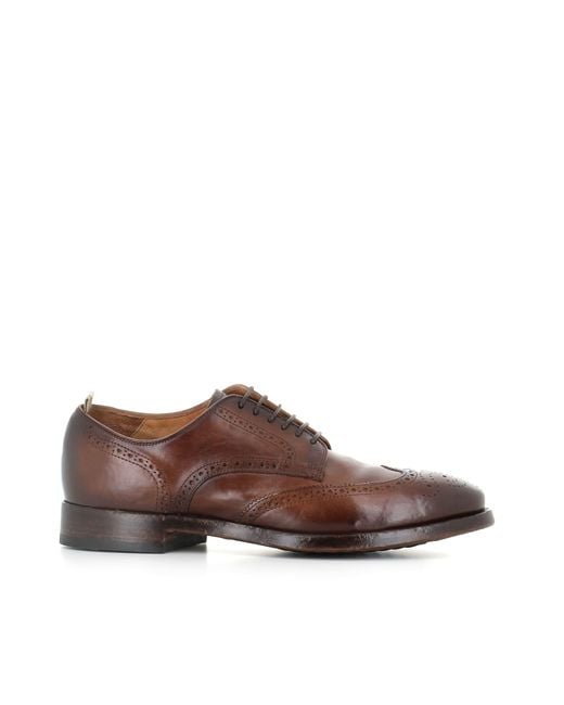 Officine Creative Brown Brogue Providence/006 for men