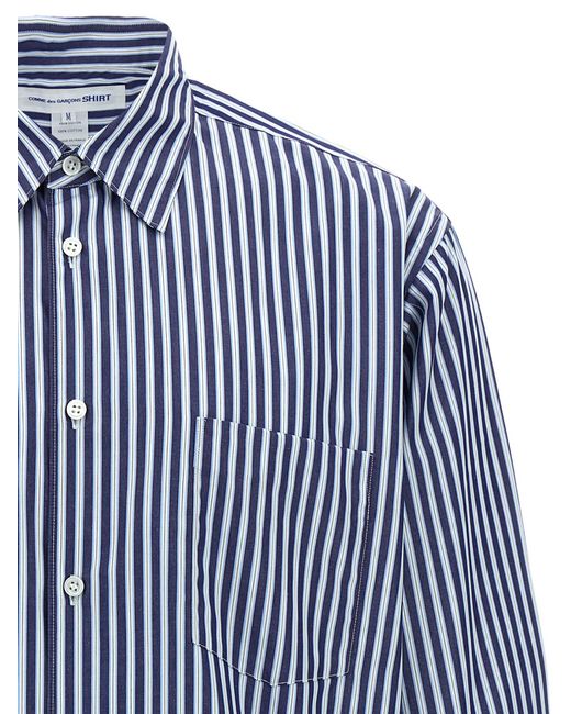 Comme des Garçons Blue 'Forever' Shirt for men