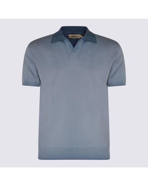 Altea Blue T-Shirts And Polos _Co for men