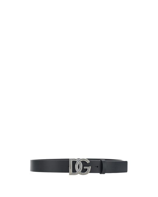 Dolce & Gabbana Black Tosca Belt Calf Leather Bos Taurus E Braces for men