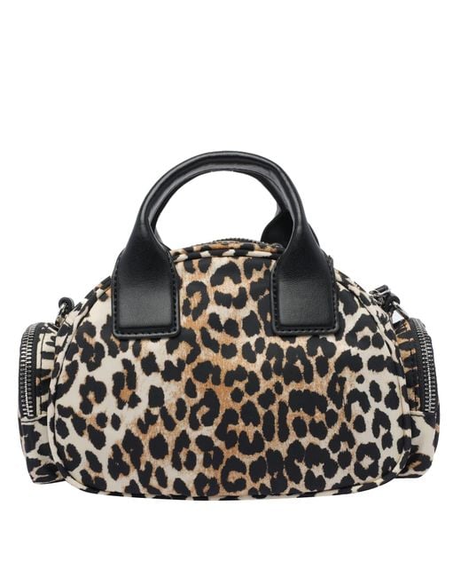 Ganni Black Small Logo Handbag