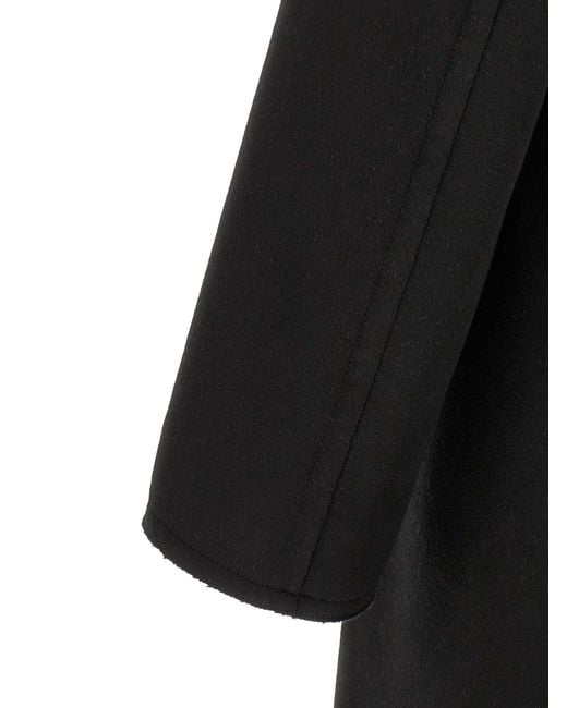Tom Ford Black Virgin Wool Coat Clothing for men