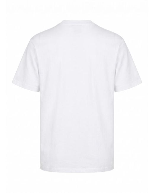 Low Brand White Basic Regular Fit T-Shirt for men