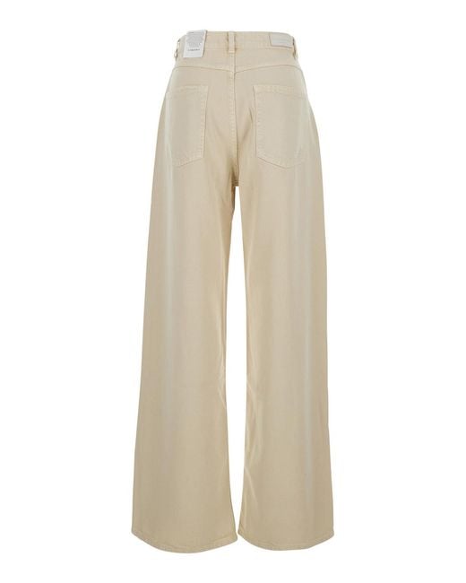 ICON DENIM Natural Jeans Pop With V-Pockets And Contrast Details