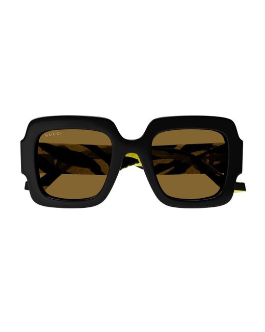 Gucci Black Gg1547S Linea Gg Logo Sunglasses