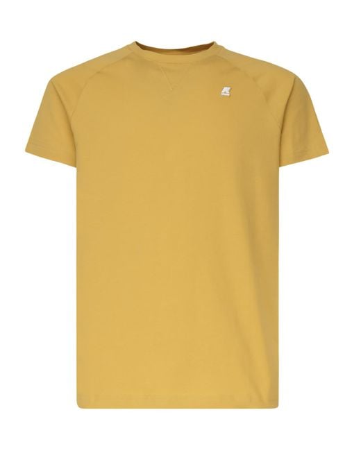 K-Way Yellow T-Shirt for men