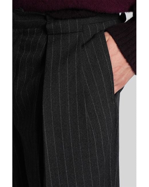 Paura Black Noge Pants for men