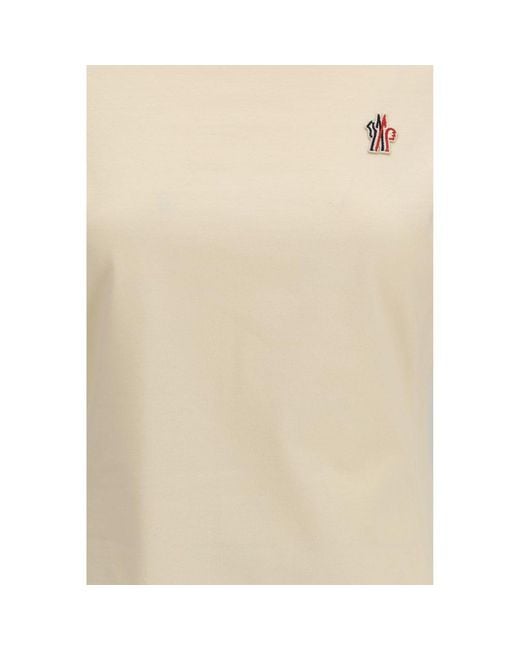 Moncler Natural Cotton T-Shirt