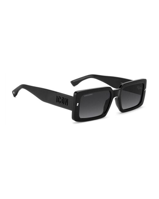 DSQUARED2 ICON Black Sunglasses Acetate Eyewear for men