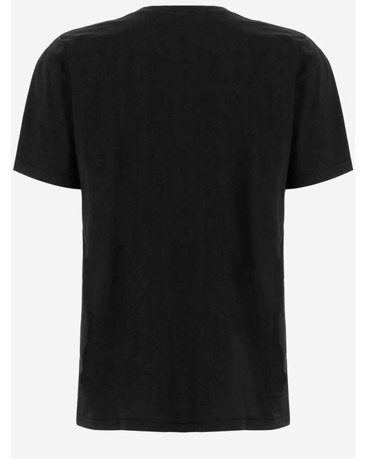 Off-White c/o Virgil Abloh Black Cotton T-Shirt Stroke 2 Arrow Skate T-Shirts for men