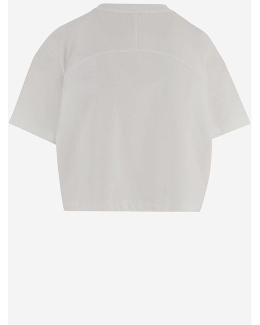 Casablanca White Cotton T-Shirt With Logo Main: Organic T-Shirts & Jerseys