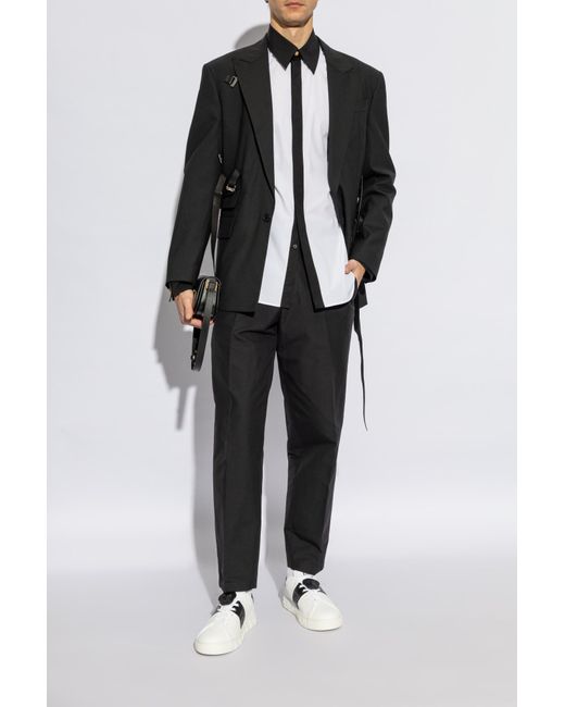 Versace White Sneakers With Logo for men