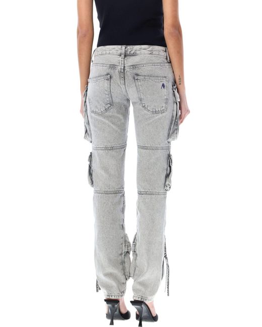 The Attico Gray ''essie'' Cargo Jeans