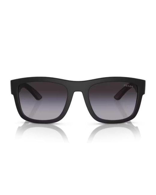 Prada Linea Rossa Black Ps 01Zs 1Bo09U Nero Opaco Sunglasses for men