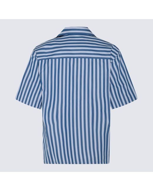 Marni Blue And Cotton Shirt for men