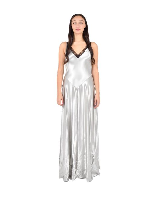 Alberta Ferretti White Long Dress