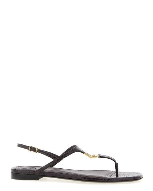 Fendi Purple Ffold' Sandals
