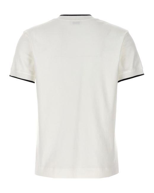 Brunello Cucinelli White Logo T-shirt