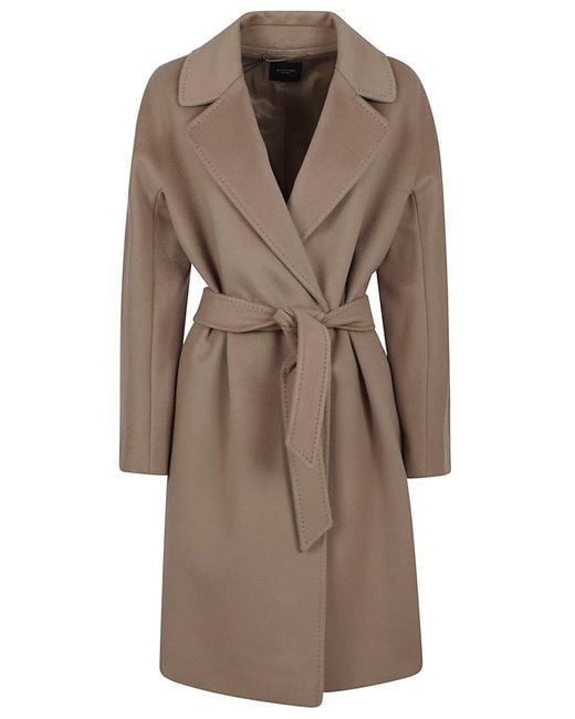Weekend by Maxmara Brown Corte Coat