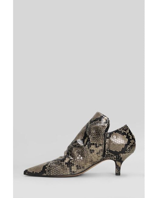 The Seller Multicolor High Heels Ankle Boots