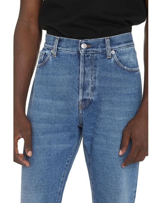 Department 5 Blue Bowl Straight-Leg Jeans Cotton Regular for men