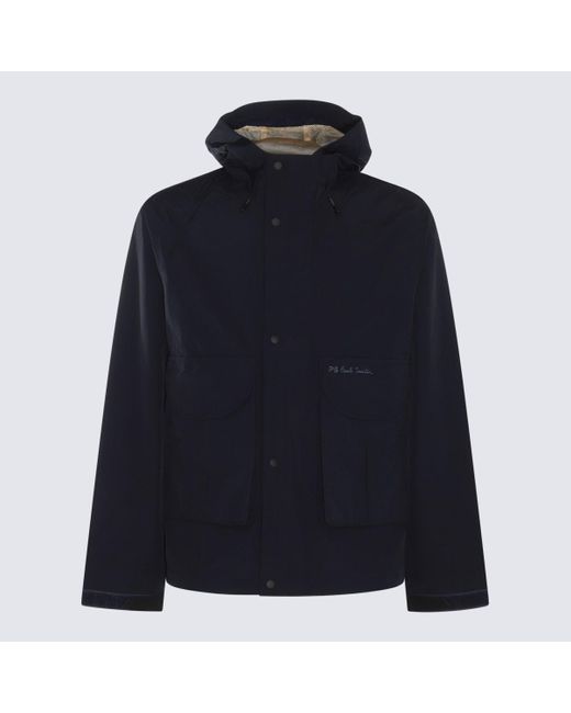 Paul Smith Navy Blue Casual Jacket for men
