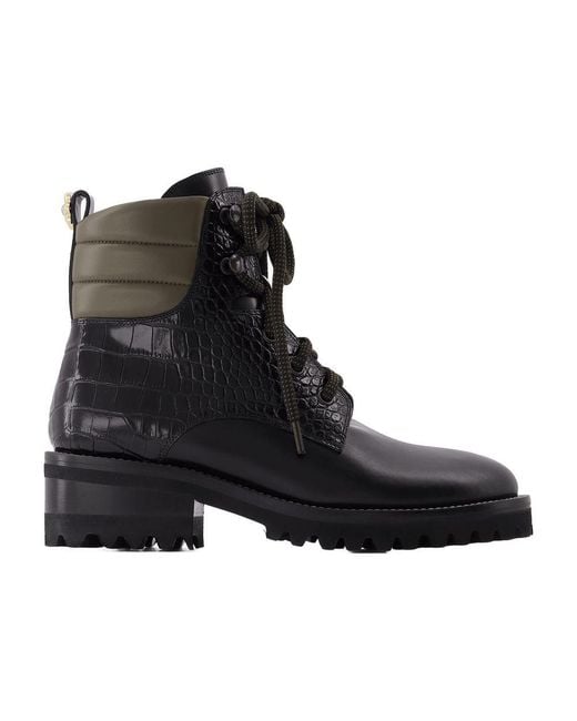 Fabrizio Viti Black Dolomite Tread Boots Leather Shoes Ankle-Boots