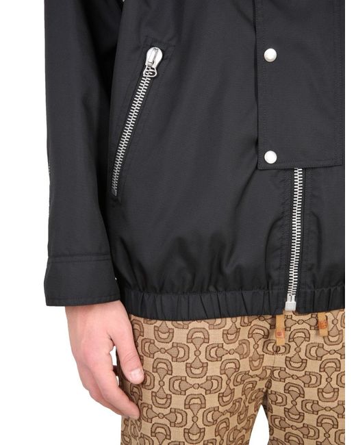 Gucci Black Jacket Metamorphosis Polyamide for men