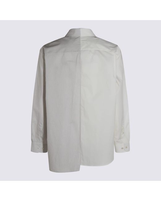 MM6 by Maison Martin Margiela Gray Cotton Shirt for men