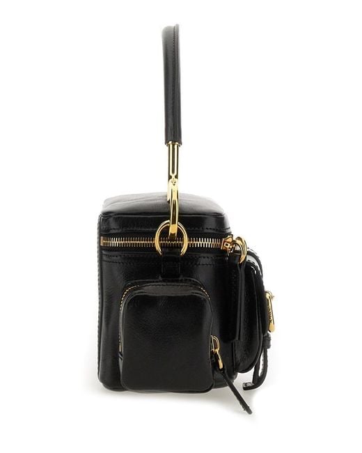 Chloé Black Leather Camera Bag Domestic Shoulder