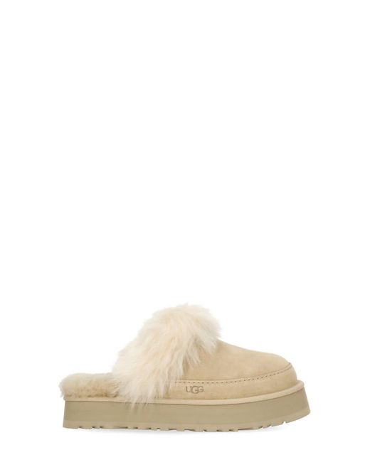 Ugg Natural Disquette Chalet Slippers