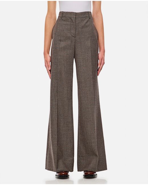 Stella McCartney Brown Flared Pants