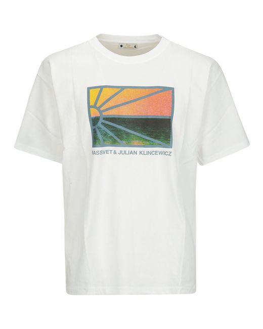 Rassvet (PACCBET) White Sunset Logo Tee Shirt Knit for men